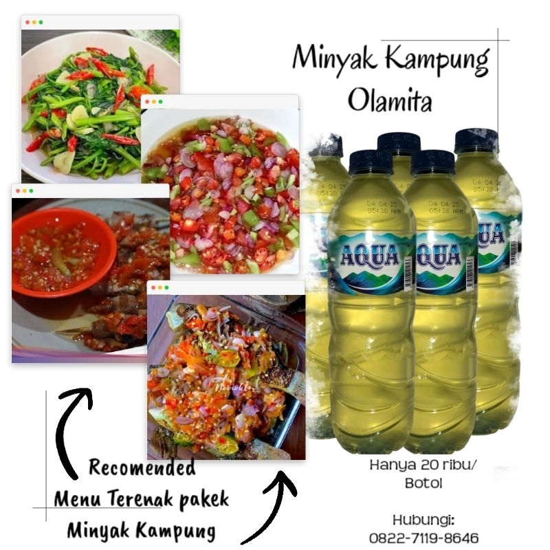 

MINYAK KAMPUNG /Minyak Kelapa/ Minyak Kampung Olamita