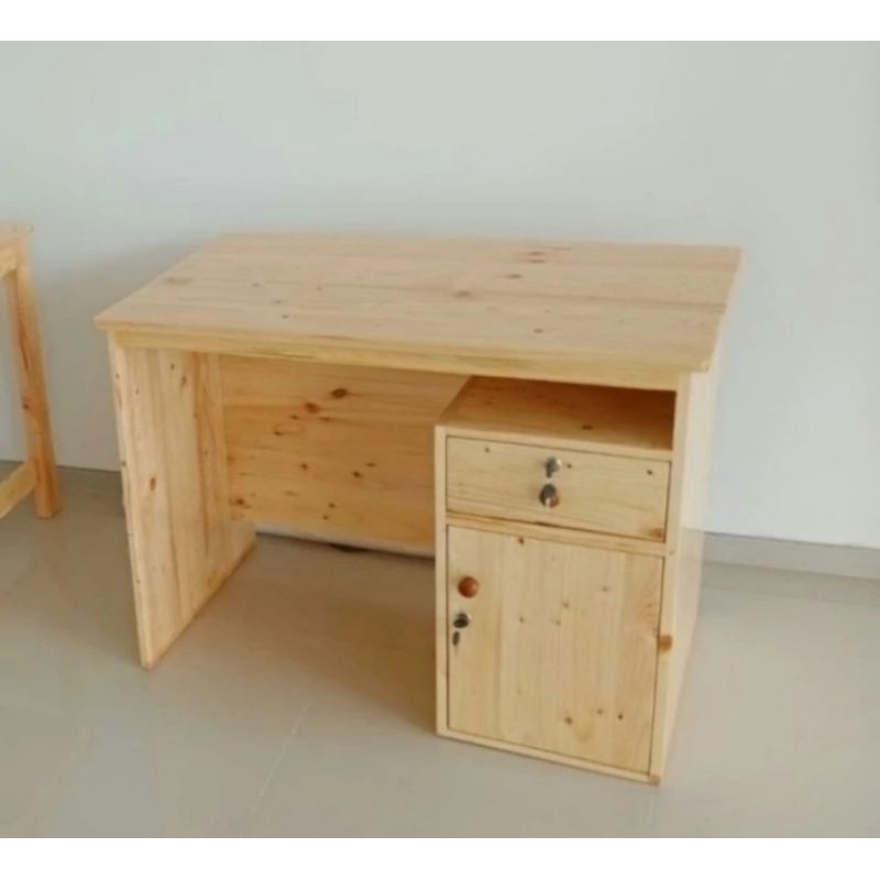 meja kerja meja kantor kayu jati belanda