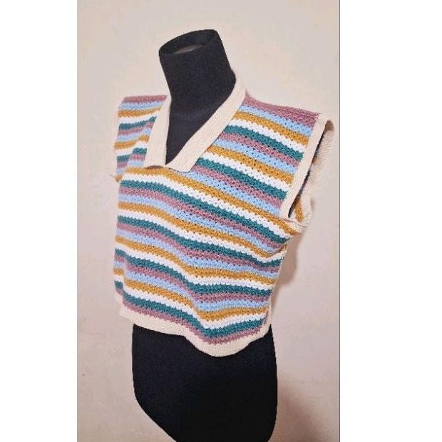 HANDMADE CROCHET - Vest Pelangi
