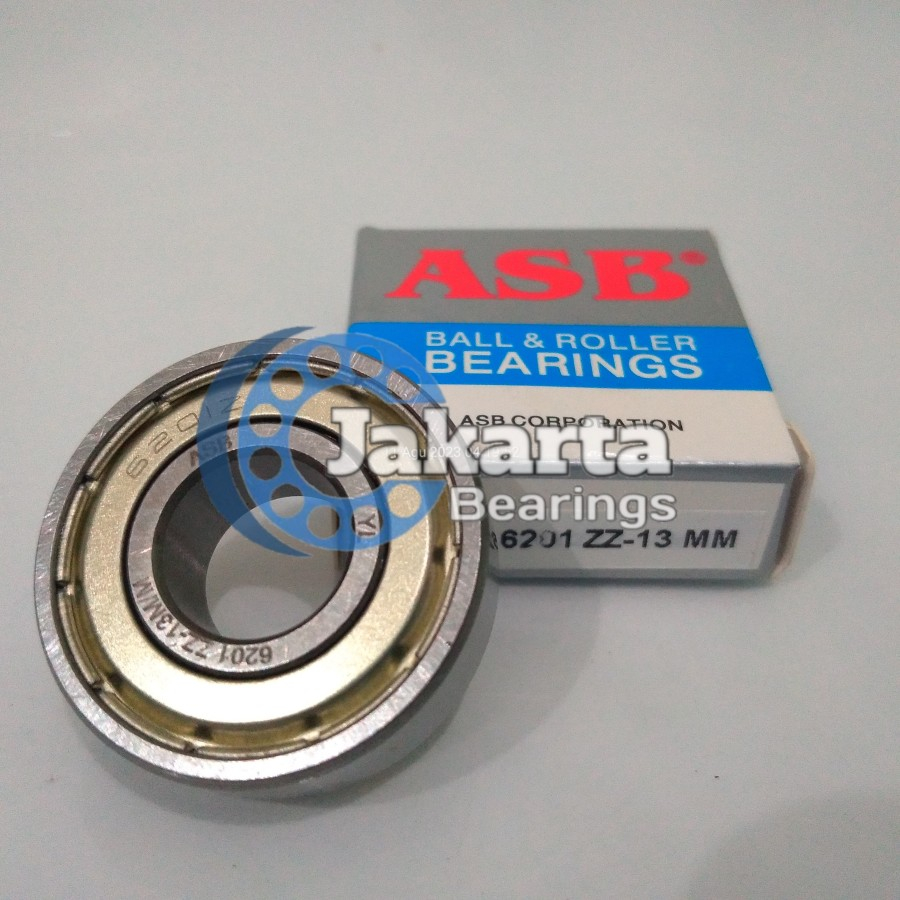 BEARING 6201 ZZ / 6201ZZ 13mm MERK ASB 13X32X10