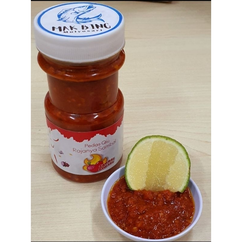 

Sambal Mak Bing cocok untuk Goreng dan Bakar ( Ikan , Ayam, Empal, Telur , Tempe dan Tahu )
