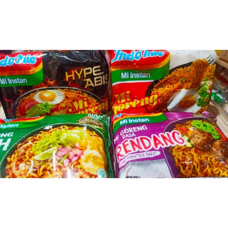 

Indomie goreng / Mi instan 4 rasa