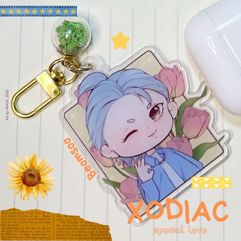 Xodiac Keychain Beomsoo Gantungan Kunci Kpop
