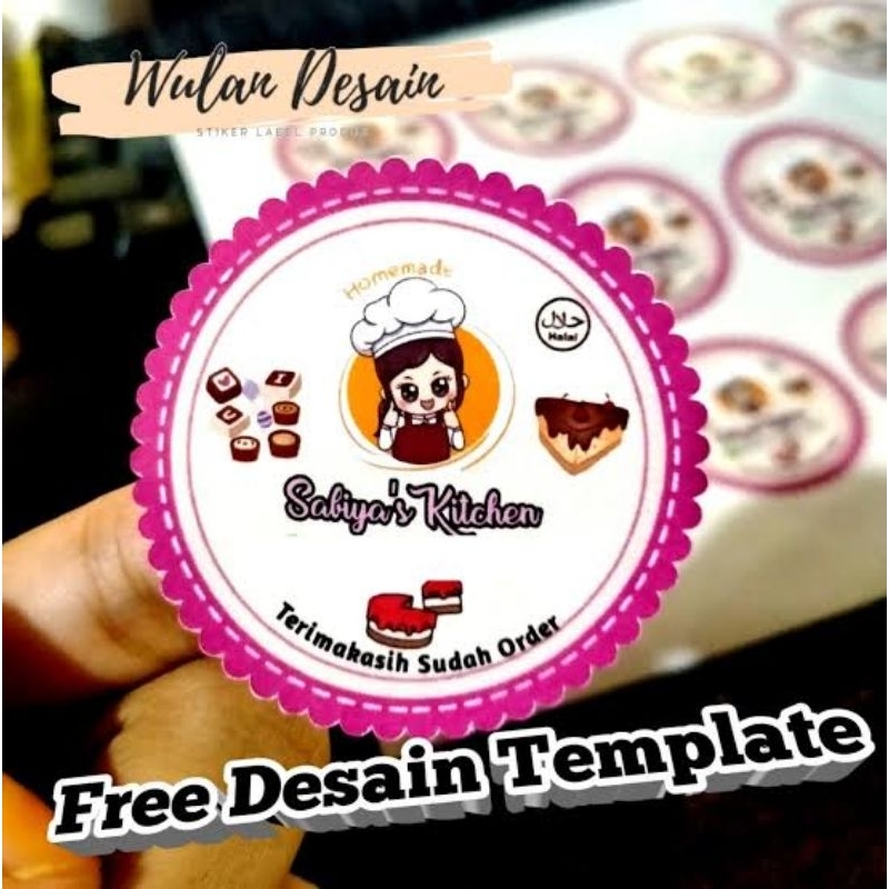 stiker makanan ringan#stiker jualan makanan ringan ukuran 5x5cm