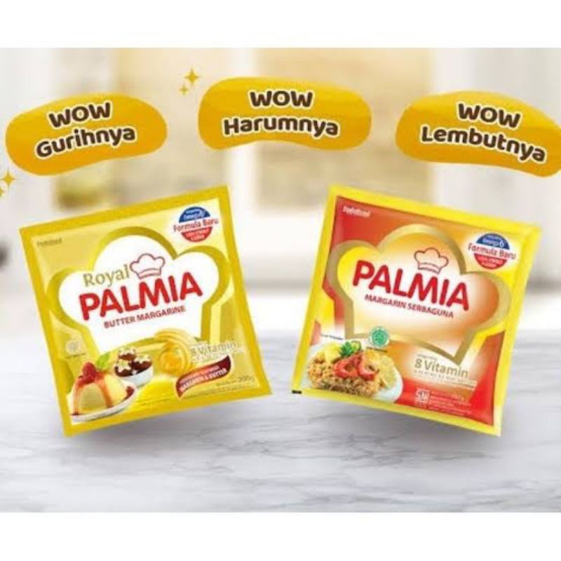 

PALMIA Butter & Margarine - Sacheet 200gr - All Variant