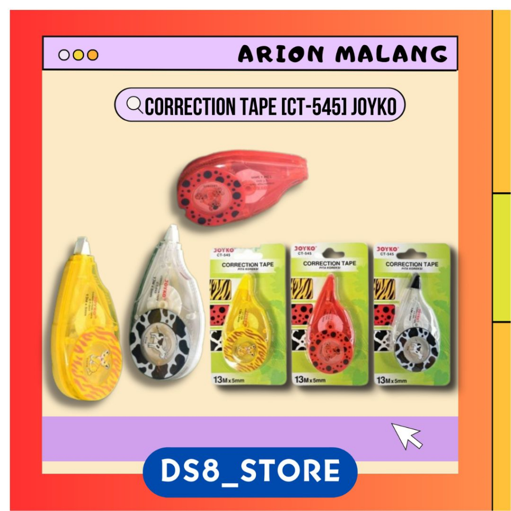 

Tipe-x Kertas / Correction Tape CT-545 JOYKO