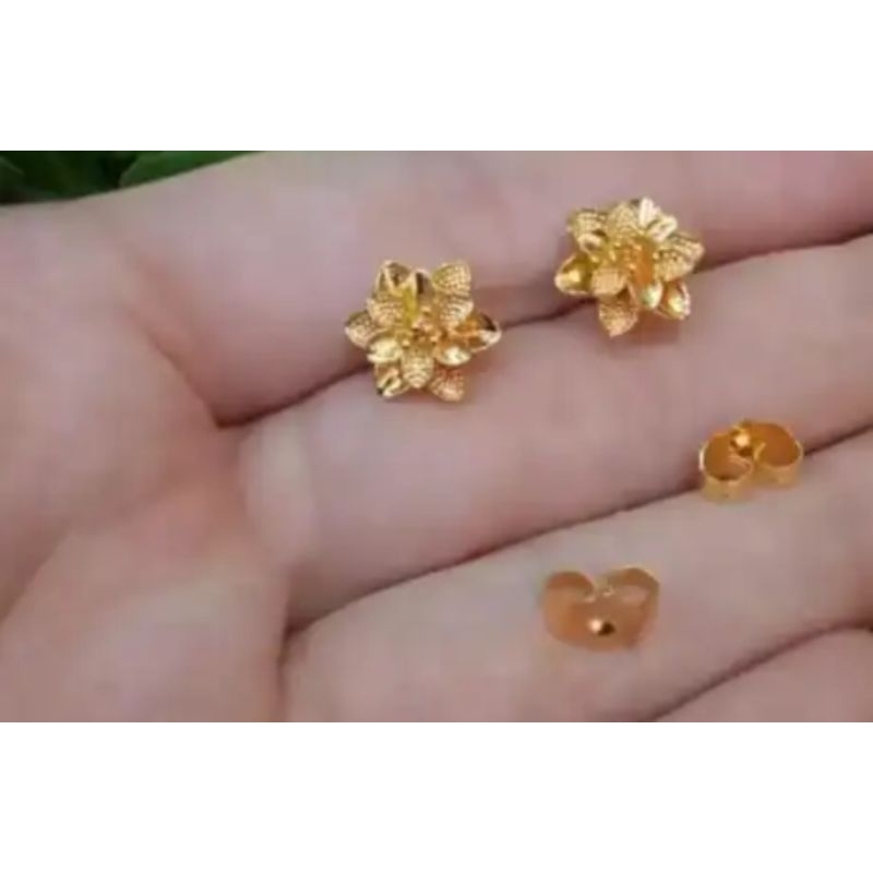 promo.....anting tusuk emas muda 2gr kadar 700 dapat surat toko free dompet bisa cod