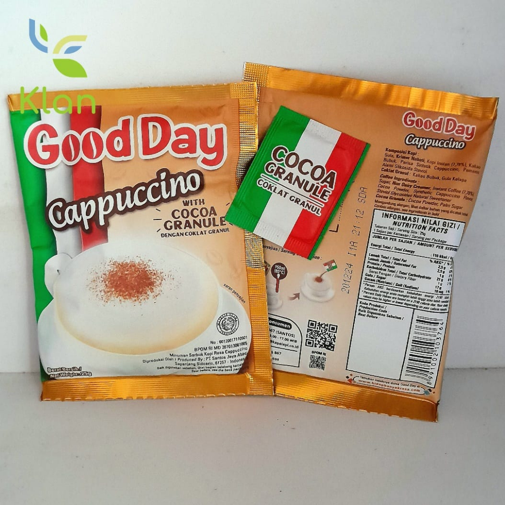 

GOOD DAY CAPPUCINO 25GR / GOOD DAY SACHET