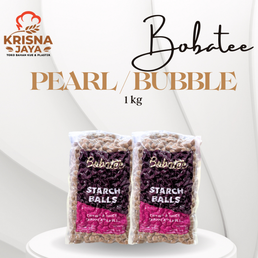 

Bobatee Tapioka / Pearl / Bubble / Topping Boba 1 kg