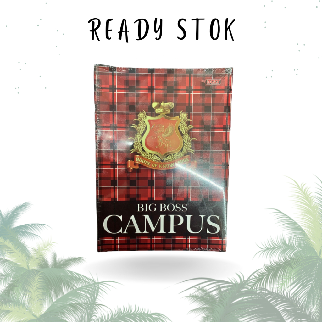 

BUKU TULIS BIG BOSS CAMPUS 36 LEMBAR ( 1 PAK / 10 BUKU )