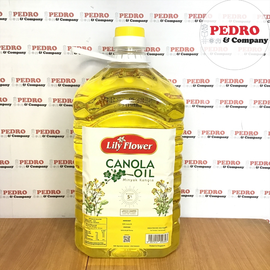 

Lily flower canola oil 5 liter - minyak kanola