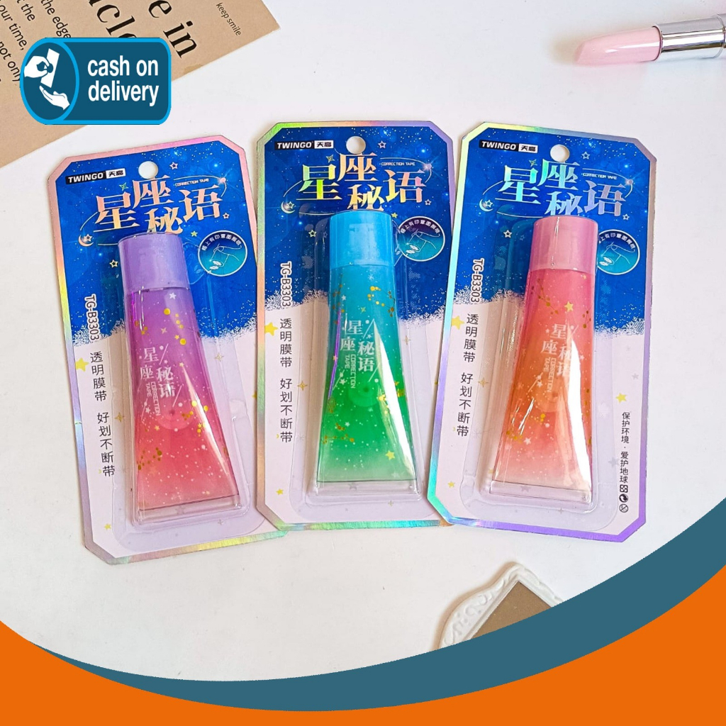 

CORRECTION TAPE STARRY BINTANG BESAR TWINGO TG-B3303 KARAKTER LUCU IMUT KADO UNIK ALAT-ALAT SEKOLAH AESTHETIC KOREA ORIGINALCOD