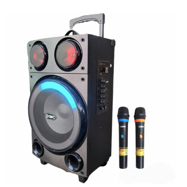 Speaker Karaoke Bluetooth Portable Besar GMC 897 L + Bonus Mic Wirelles