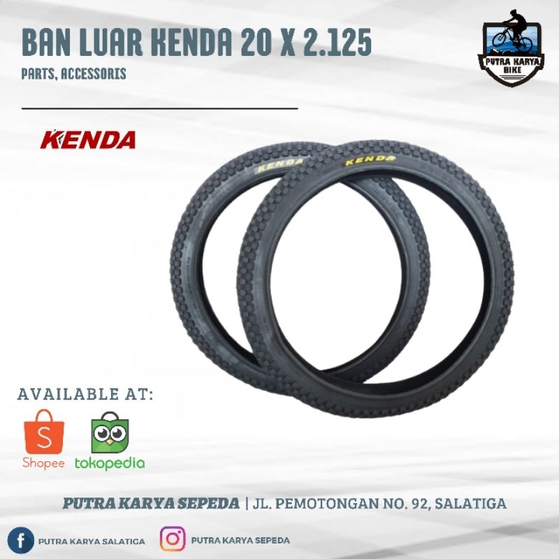 Ban Luar Sepeda Kenda 20 x 2.125