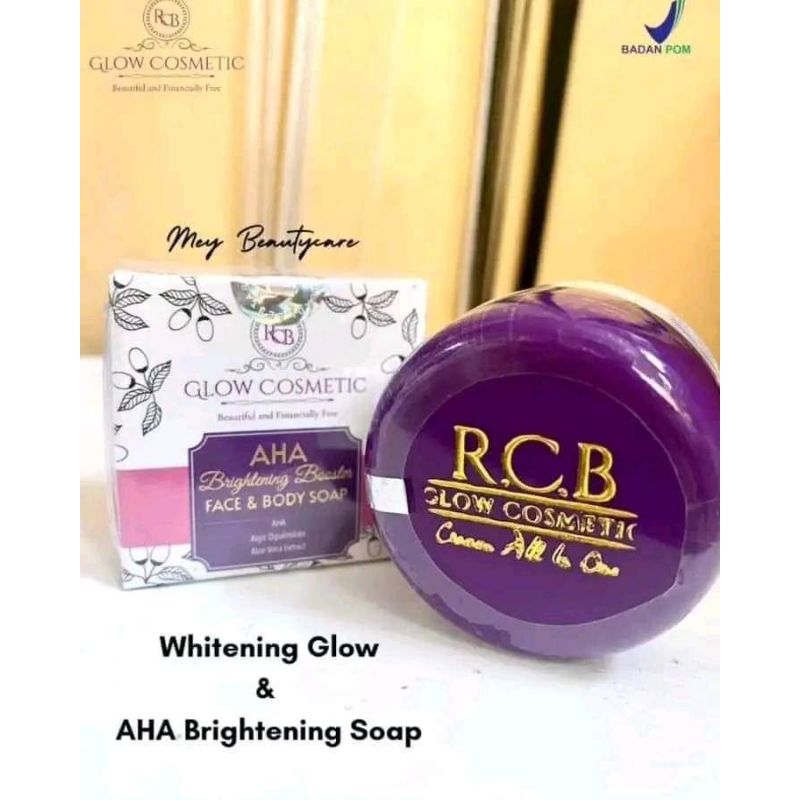 PAKET HEMAT CREAM RCB GLOW DAN SABUN BATANG