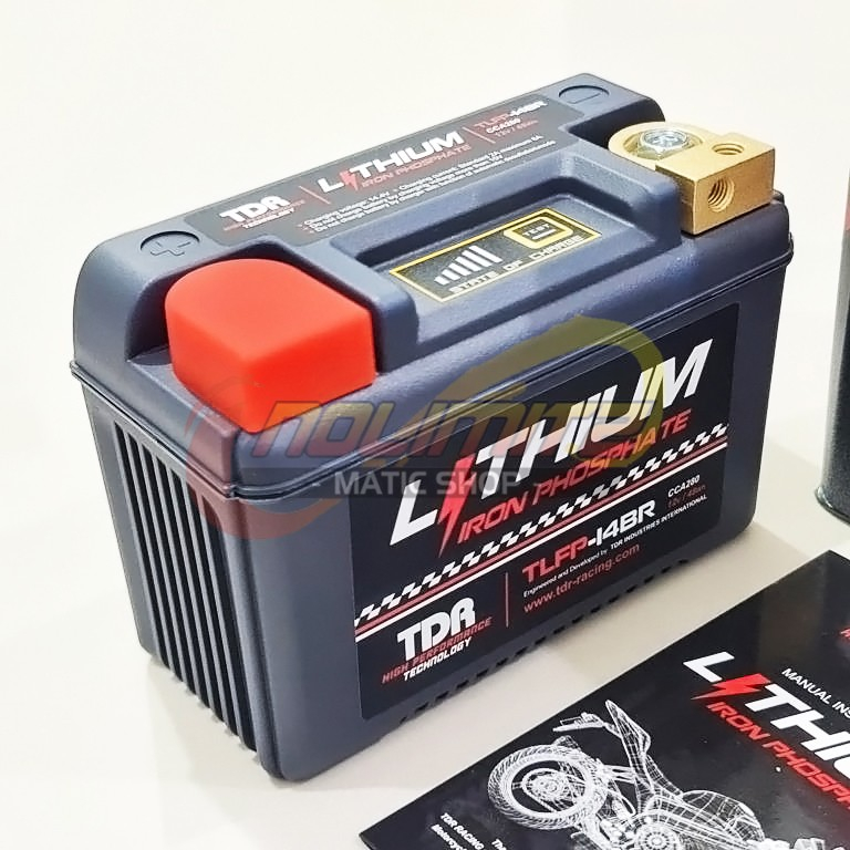 Aki Motor TDR Racing Lithium Iron Phosphate Battery TLFP-14BR 12V