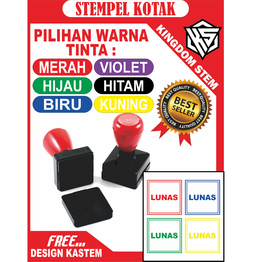 

STEMPEL KOTAK DENGAN UKURAN 2222mm, DISAIN HUBUNGI LEWAT DM