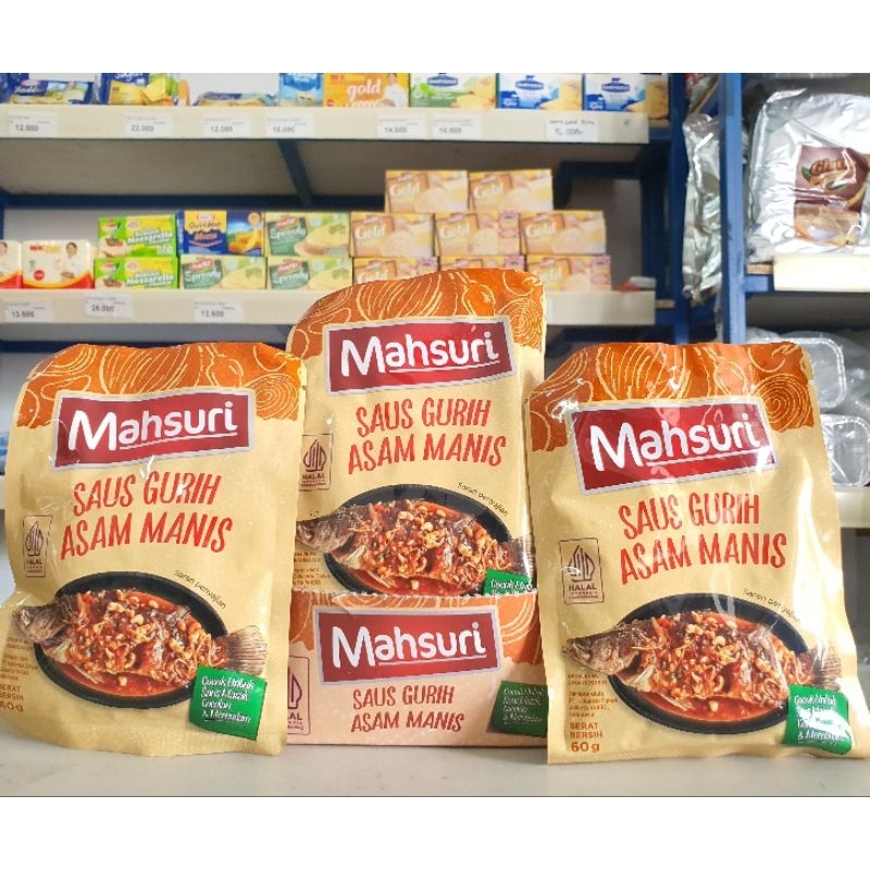 

Mahsuri Saus Asam Manis 60Gr / Saus Asam Manis Mahsuri 60Gr