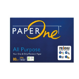 

PaperOne Kertas F4 80gr All Purpose 1 Rim (500 lembar) Kertas HVS F4