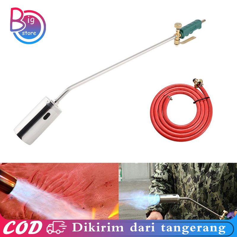 50# GAS TORCH ALAT BLENDER HEATING GAS TORCH LPG KEPALA GAS TORCH DENGAN 1.2M SELANG BLOW TORCH