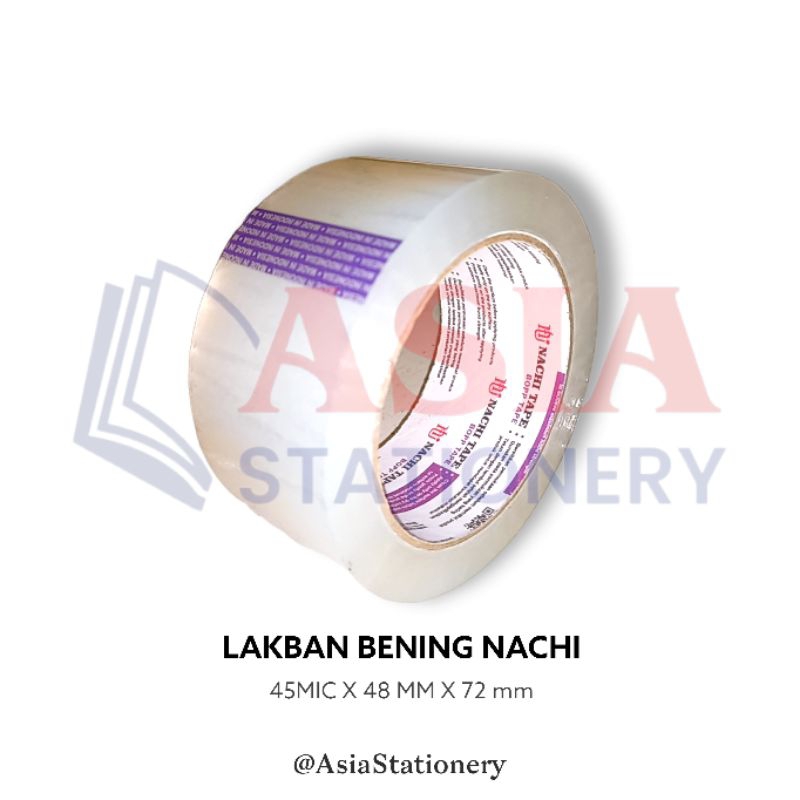 

Lakban Bening - Lakban Coklat Nachi OPP 48mm x 100 yard