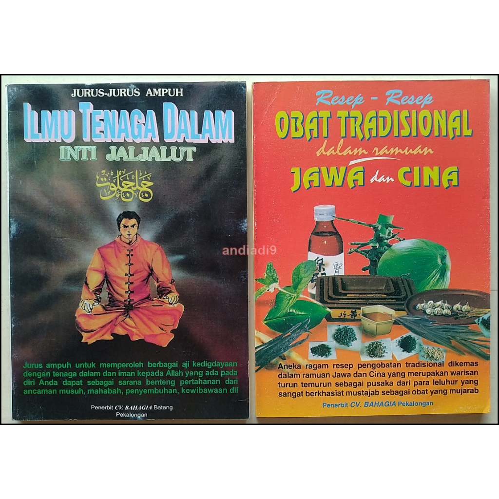 ILMU TENAGA DALAM INTI JALJALUT RESEP OBAT TRADISIONAL DALAM RAMUAN JAWA DAN CINA ORIGINAL