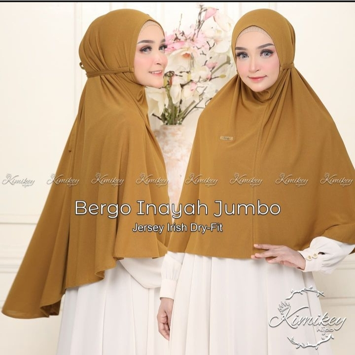JILBAB BARGO INAYAH JUMBO BY KIMIKEY HIJAB