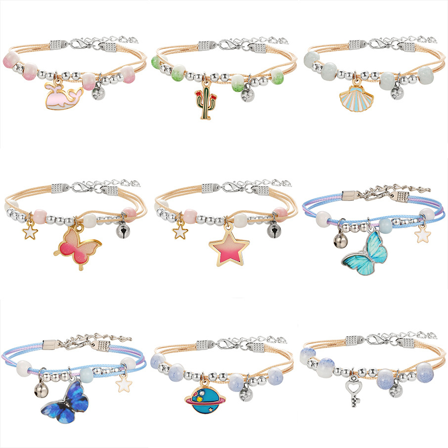 COD Gelang tangan tali model korea gelang tali korea bestie bracelet gelang tangan couple bestie G
