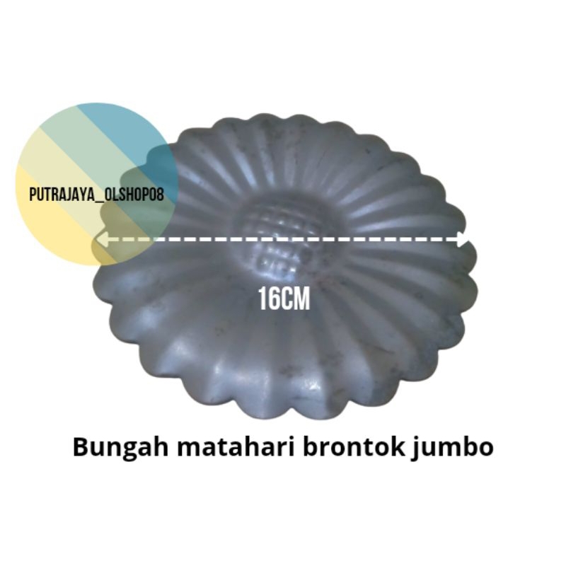 aksesoris ornamen pagar hias motif bunga matahari brontok kombet jumbo