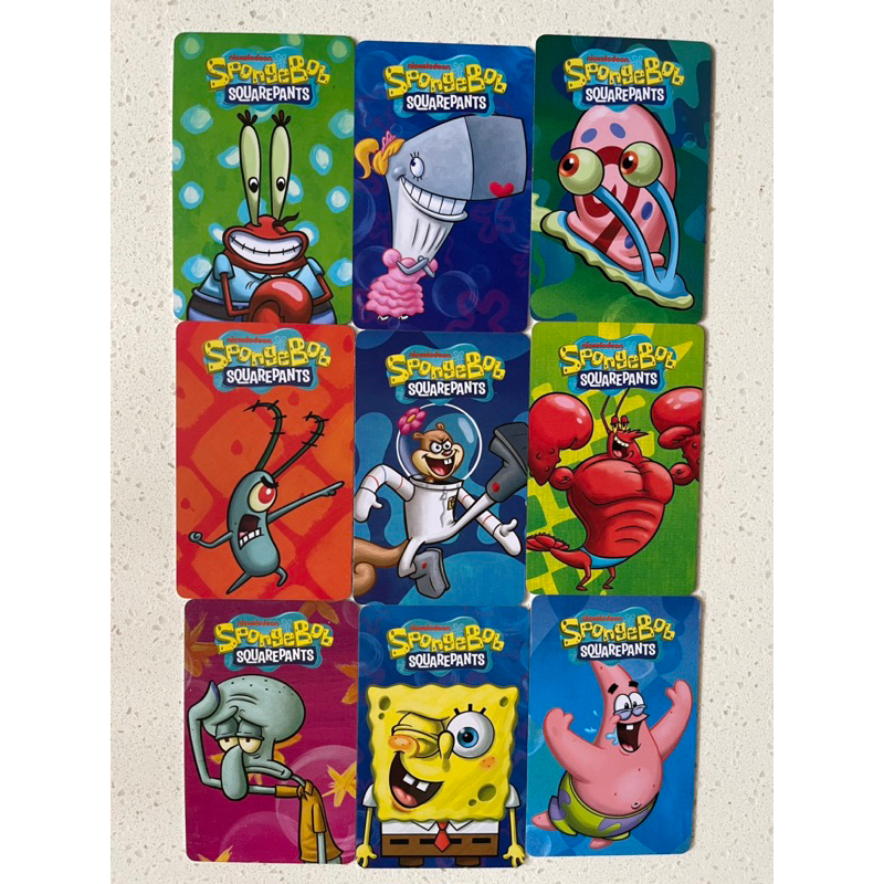 kartu timezone / spongebob set /  satuan