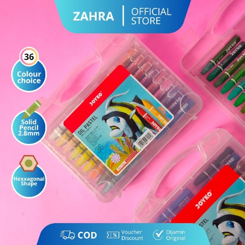 

Krayon/Crayon Joyko Oil Pastel 36 Warna