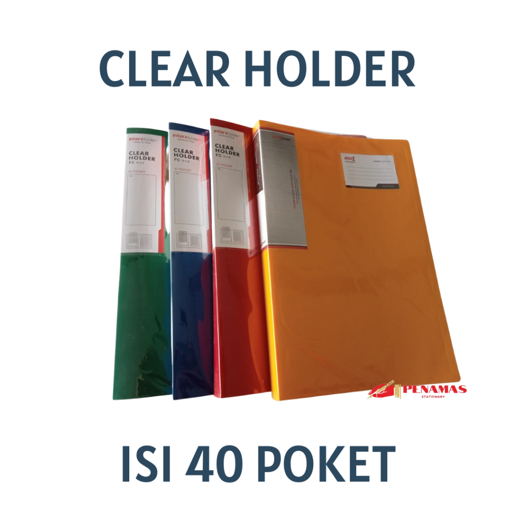 

CLEAR HOLDER INTER-X ISI 40 POCKET