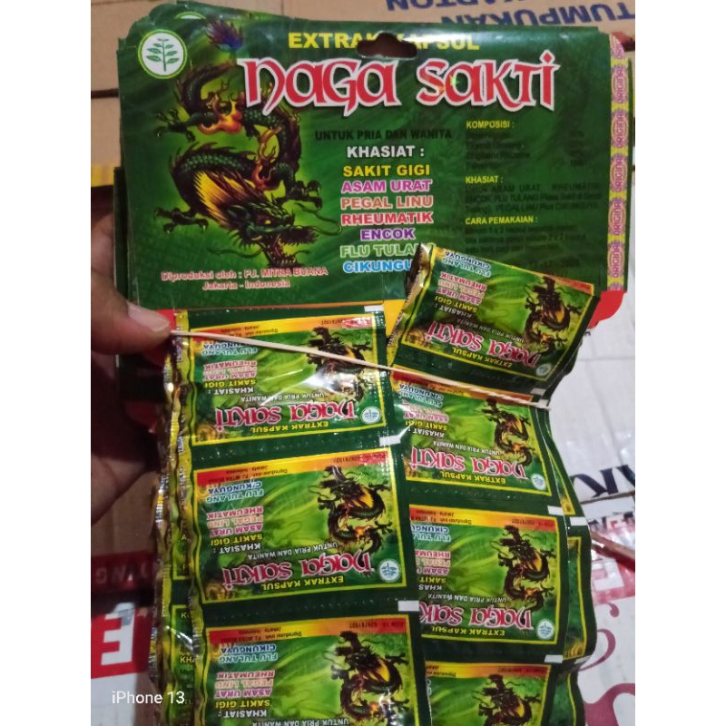 Naga Sakti Kapsul Asam Urat Pegal Linu