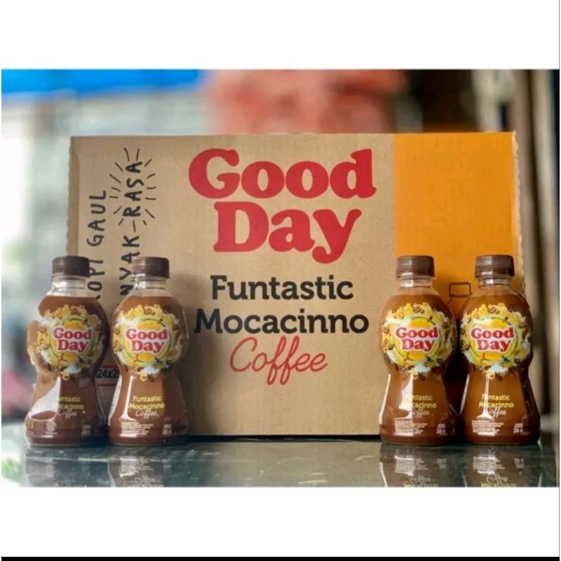 

KOPI GOOD DAY BOTOL MOCCACINO 250 KOPI.1KARTON ISI24 PCS