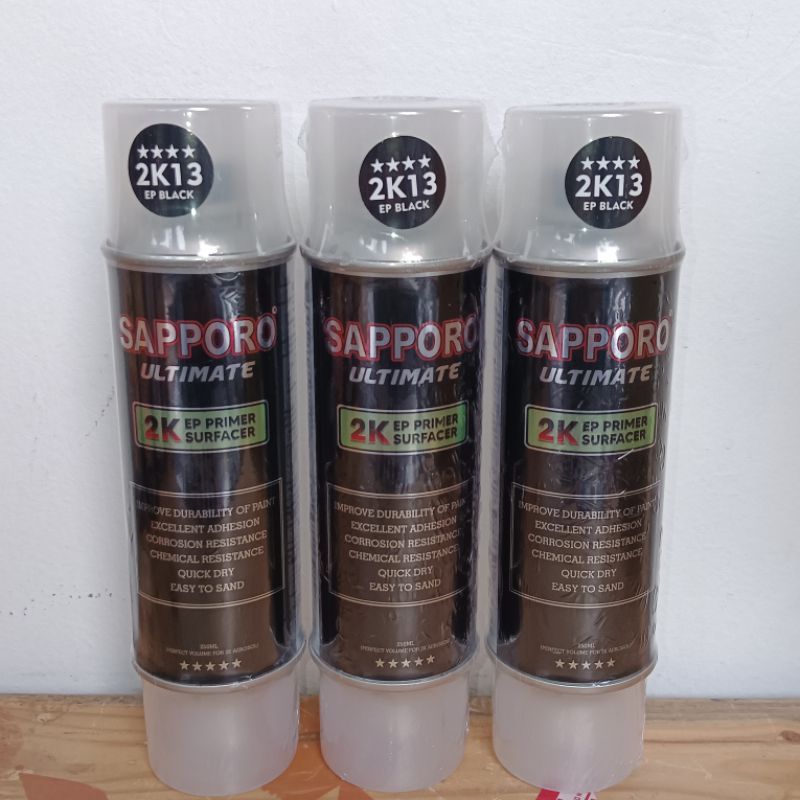 Promo Pilok Pilok Cat Semprot Saporo Sapporo Ultimate 2K13 Ep Black / Epoxy Black Poxy Black Epoxy