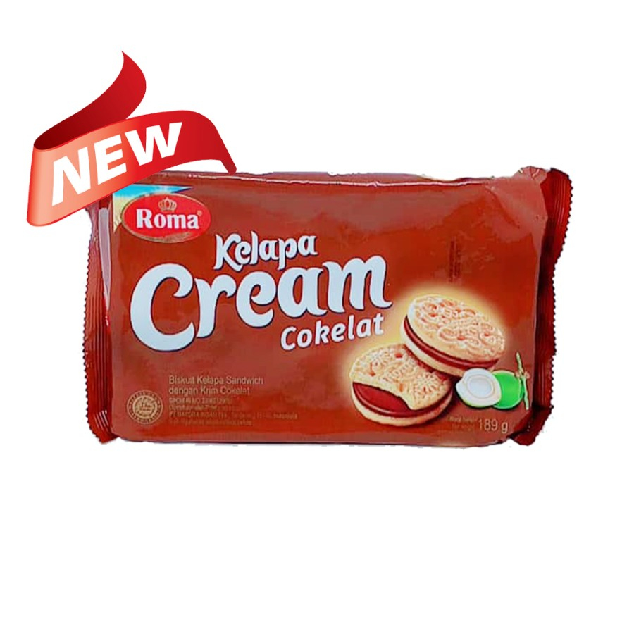 

Roma Kelapa Cream coklat 189 GR ( 1 bungkus )