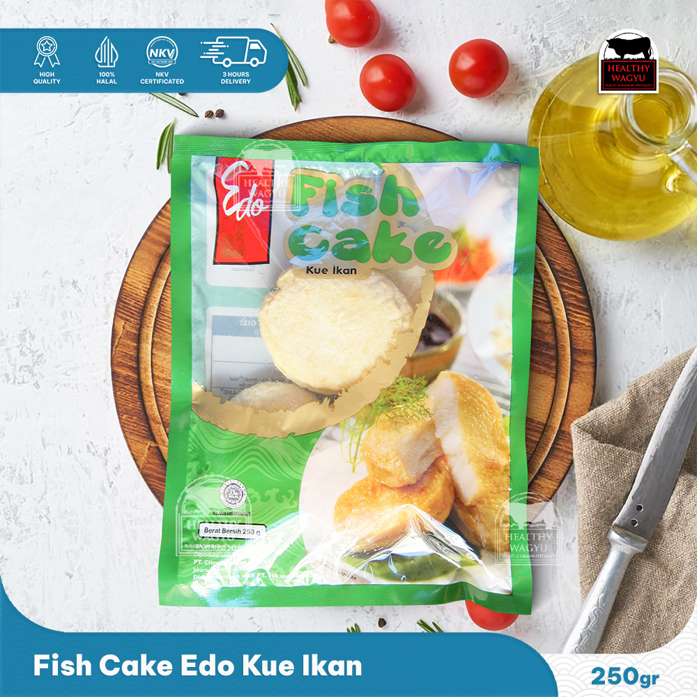 

Edo Fish Cake Kue Ikan Frozen Food 250 gr Healthy Wagyu
