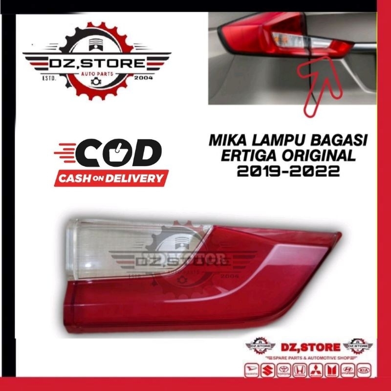 mika lampu bagasi ertiga 2019 2020 2021 2022 original mika stoplamp lampu belakang/mika lampu bagasi