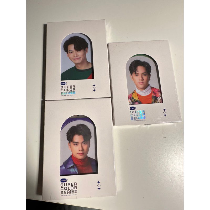 READY STOCK super color official gmmtv nanon ohm win metawin sealed thailand thai exclusive photocar