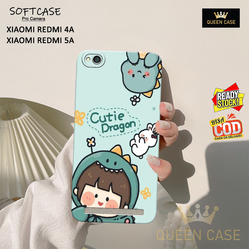 Softcase Pro Camera Kartun - Case Hp Xiaomi Redmi 4A / Redmi 5A - Casing Hp Xiaomi Redmi 4A / Redmi 