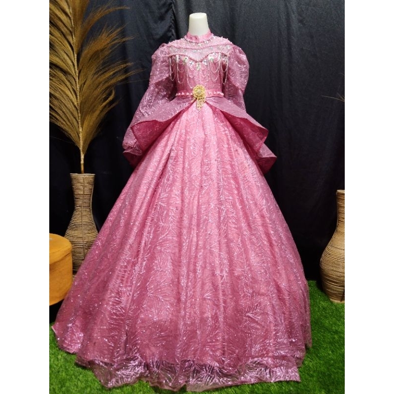 gaun pengantin muslim