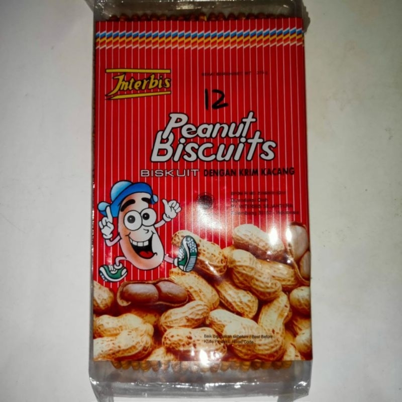 

INTERBIS PEANUT BISCUITS BISKUIT DENGAN KRIM KACANG 275g