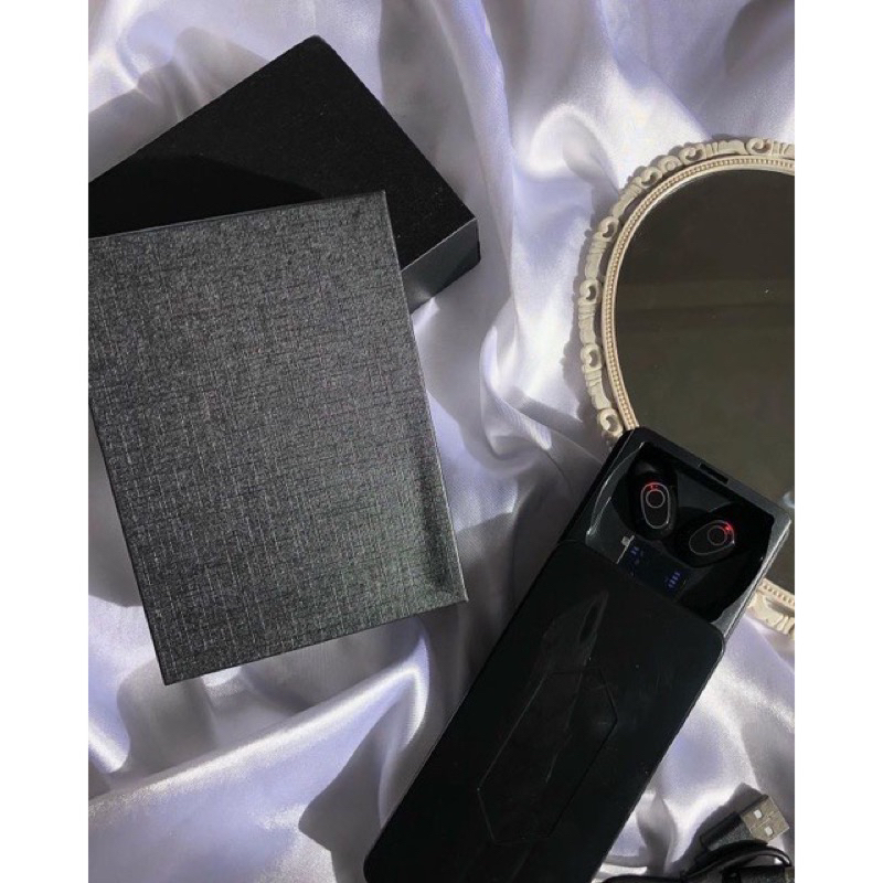 YZ Tws Bluetooth 5.1 Earphone 10000MAh Pengisian Case Nirkabel 9D Stereo Olahraga Tahan Air Earbud ♪