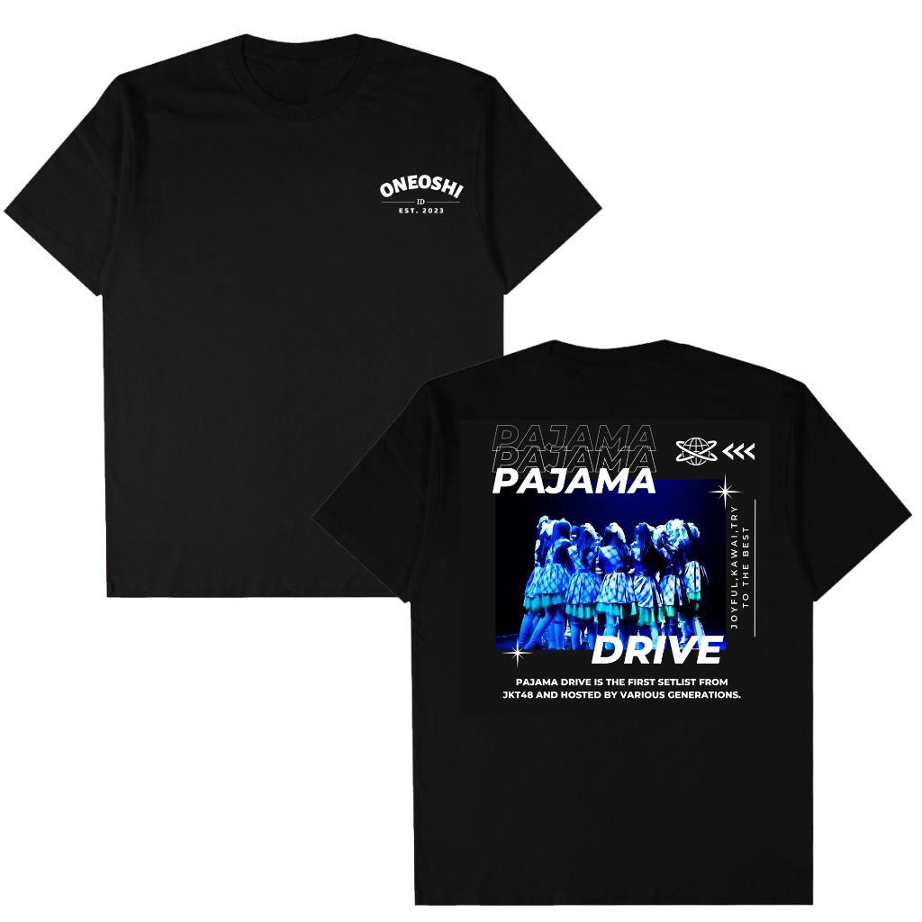 TSHIRT JKT48 PAJAMA DRIVE BY ONEOSHI.ID