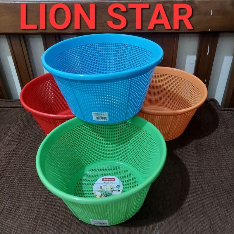 keranjang Lion star/bakul telor Lion star/besek sayur dan buah/bahan plastik tebal