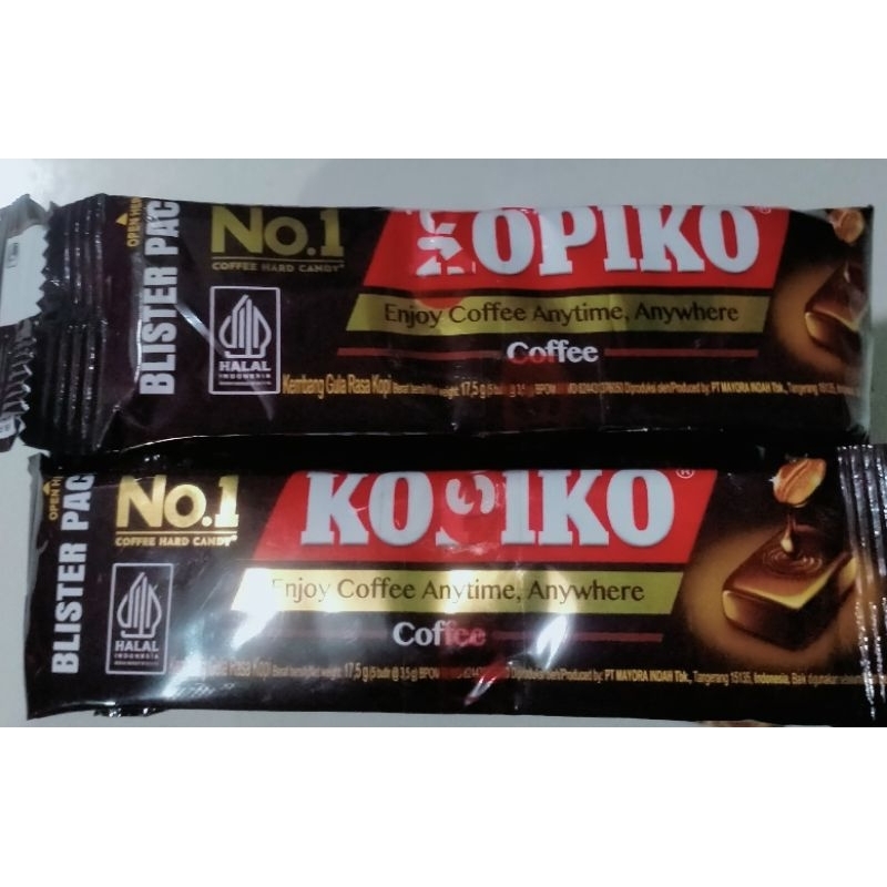

Kopiko (1 Renceng isi 12 pcs, 1Pcs isi 5 biji)