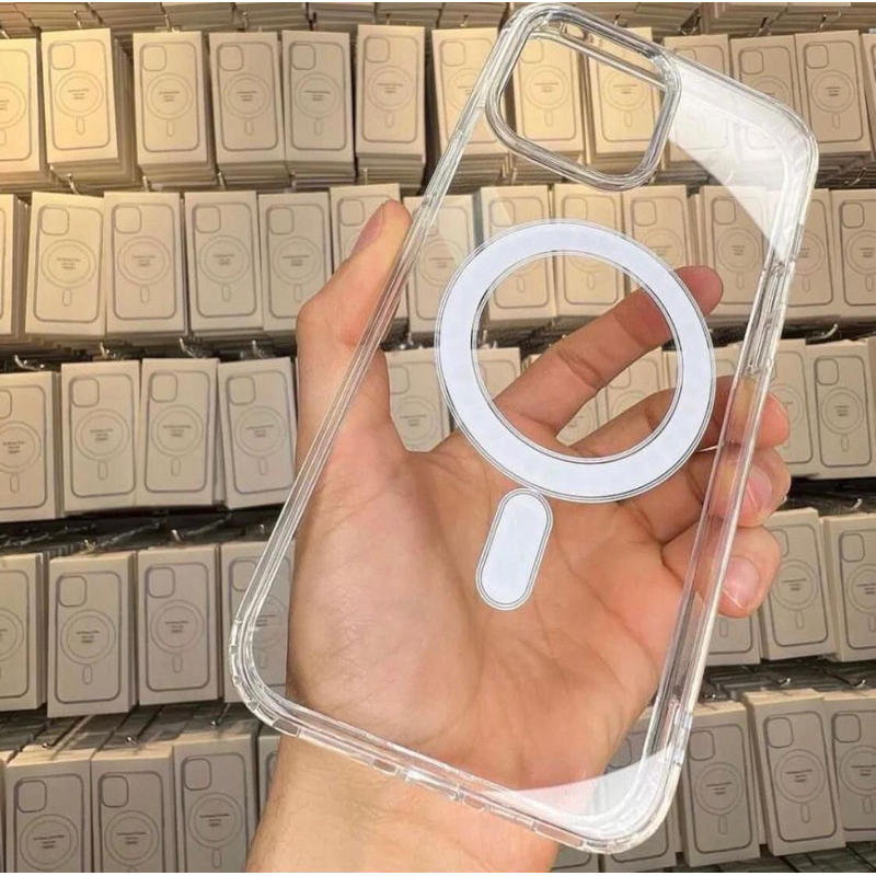 apple Casing Hardcase Magsafe Magnet Case Premium For Iphone X / XR / 11 / 12 / 13 / 14 Pro 100%