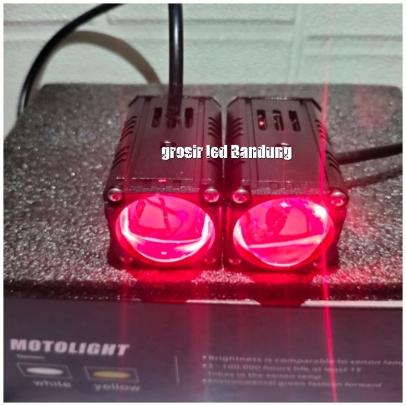 lampu sorot tembak mini led Aegis S39D motor dan mobil