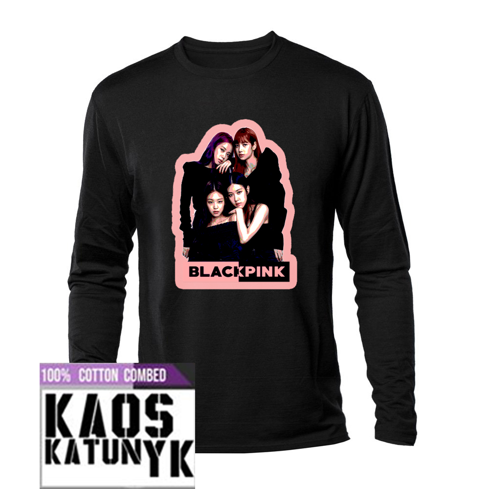 Kaos Distro Blackpink Lengan Panjang