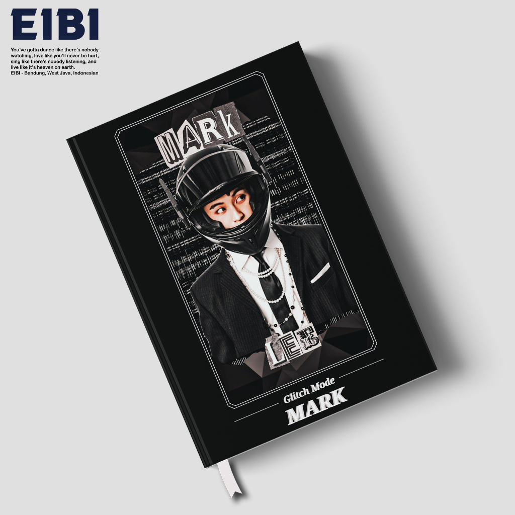 

Eibibook Buku Tulis Catatan Notebook Hardcover NCT Dream Mark Lee Glitch Mode